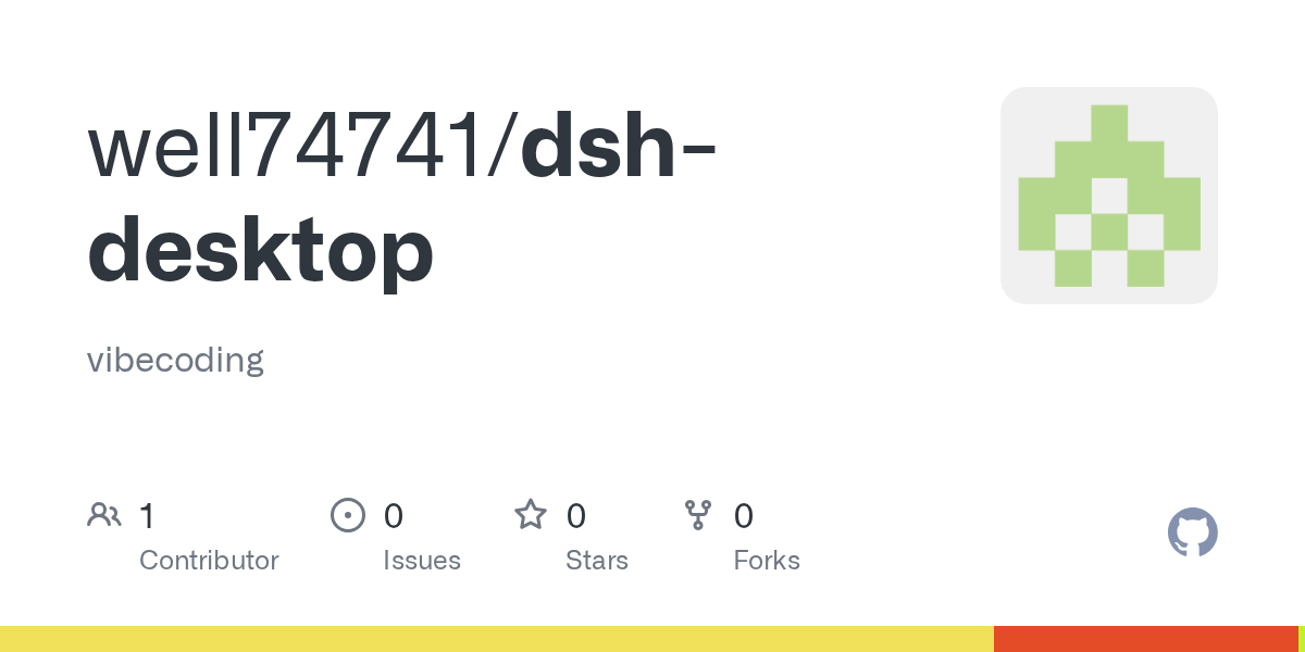 well74741/dsh-desktop Screenshot preview