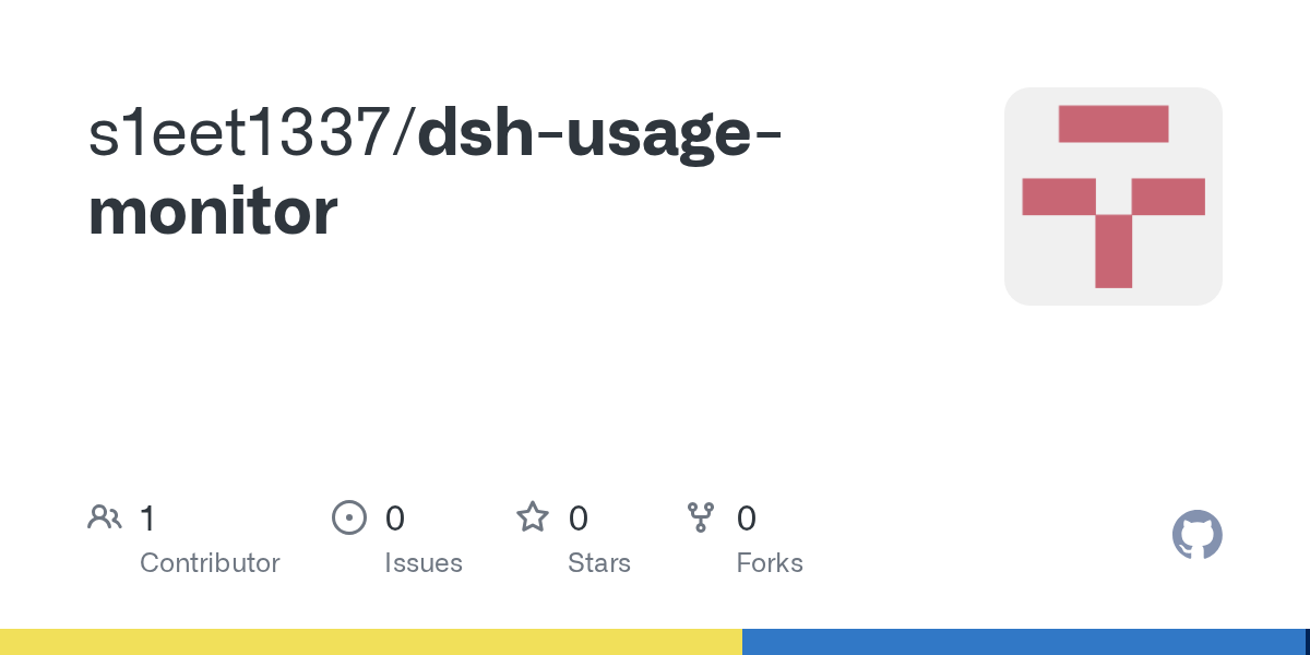 s1eet1337/dsh-usage-monitor Screenshot preview