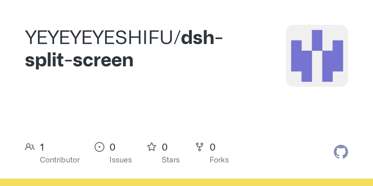 YEYEYEYESHIFU/dsh-split-view Screenshot preview