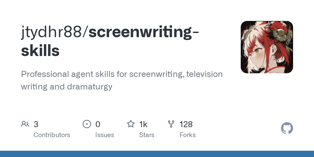 jtydhr88/screenwriting-skills Screenshot preview