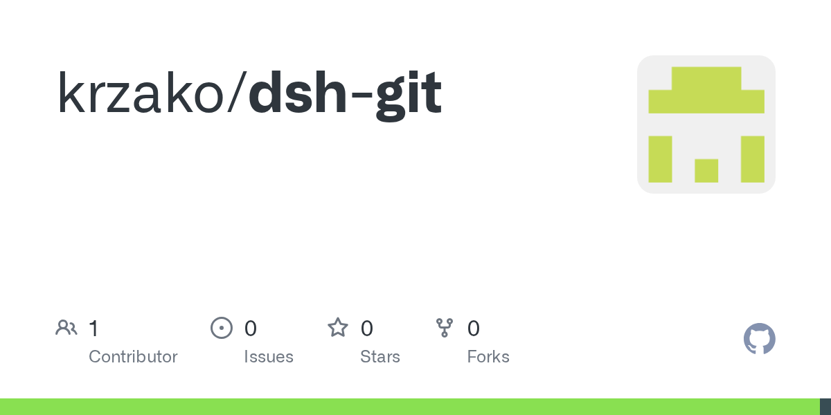 krzako/dsh-git Screenshot preview