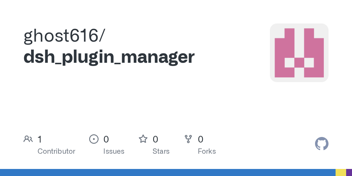 ghost616/dsh_plugin_manager Screenshot preview