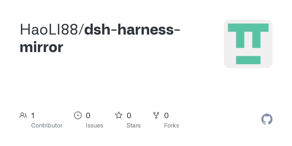 HaoLI88/dsh-harness-mirror Screenshot preview