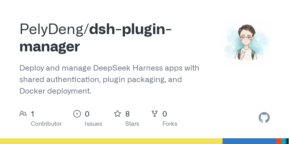 PelyDeng/dsh-plugin-manager Screenshot preview