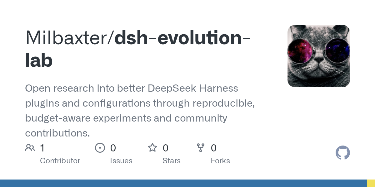 Milbaxter/dsh-evolution-lab Screenshot preview