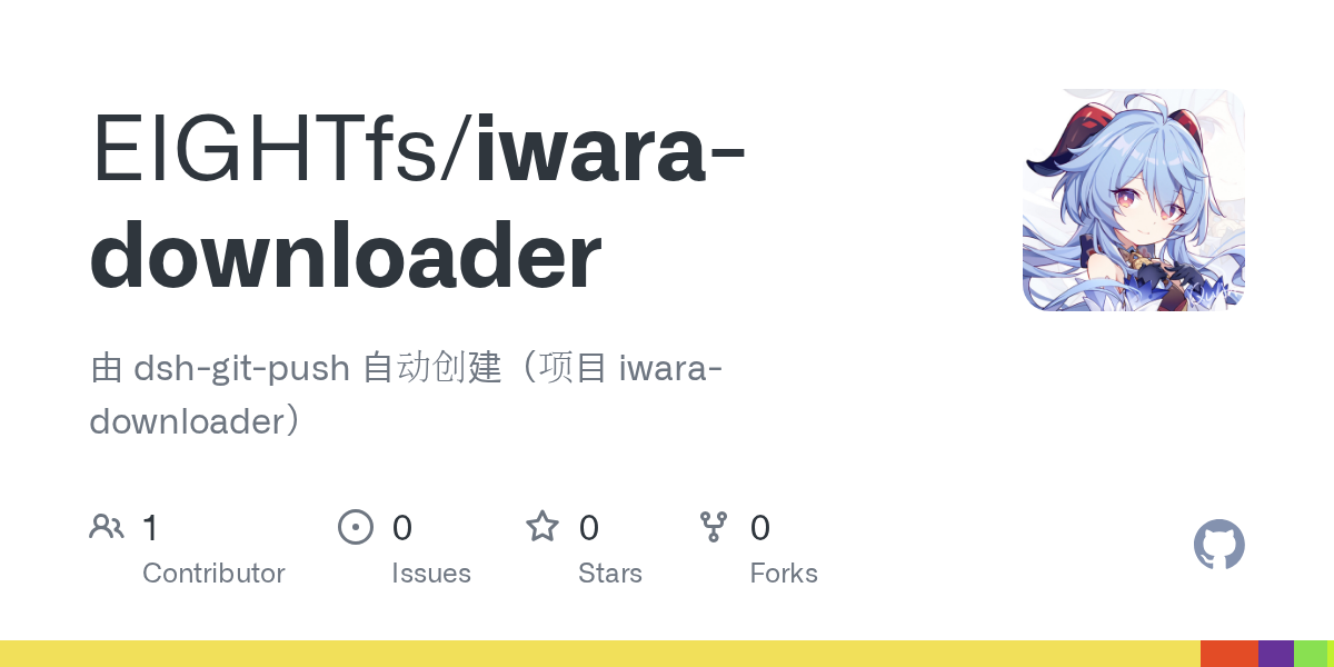 EIGHTfs/iwara-downloader Screenshot preview