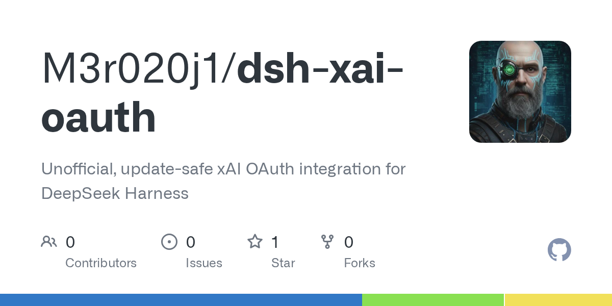 M3r020j1/dsh-xai-oauth Screenshot preview
