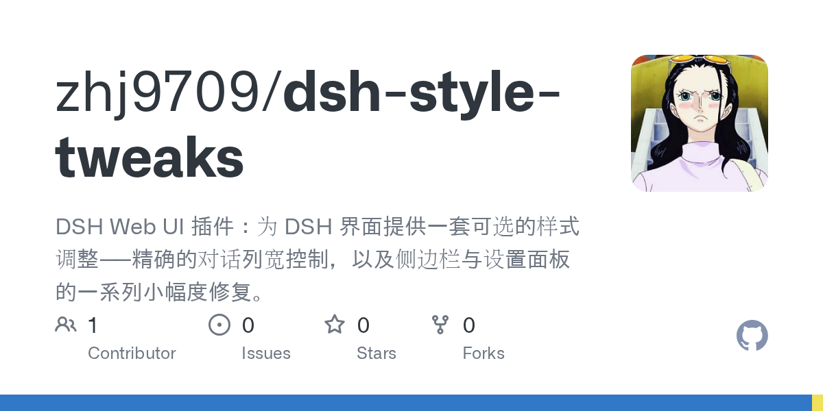 zhj9709/dsh-style-tweaks Screenshot preview