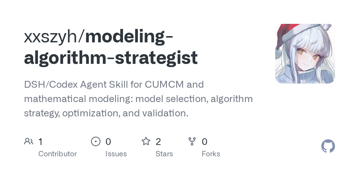 xxszyh/modeling-algorithm-strategist Screenshot preview