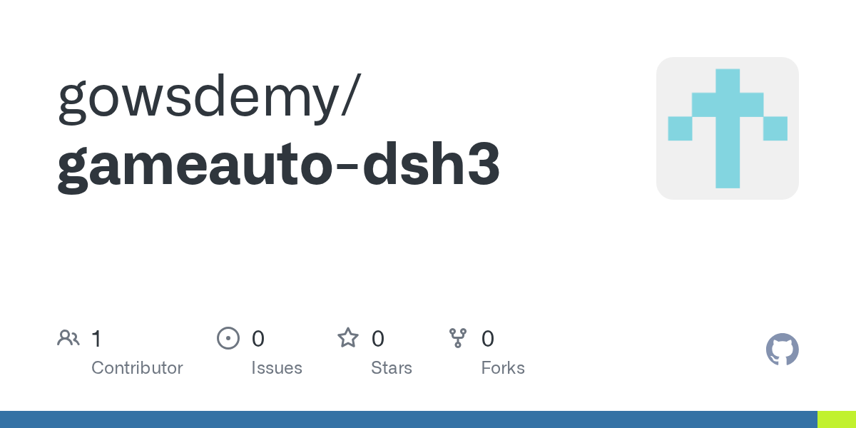 gowsdemy/gameauto-dsh3 Screenshot preview