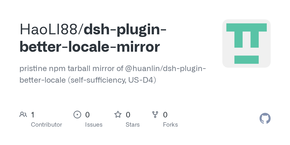 HaoLI88/dsh-plugin-better-locale-mirror Screenshot preview