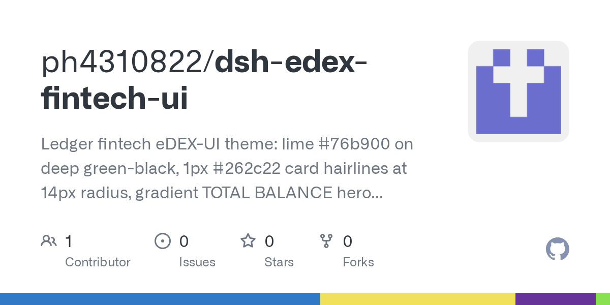 ph4310822/dsh-edex-fintech-ui Screenshot preview
