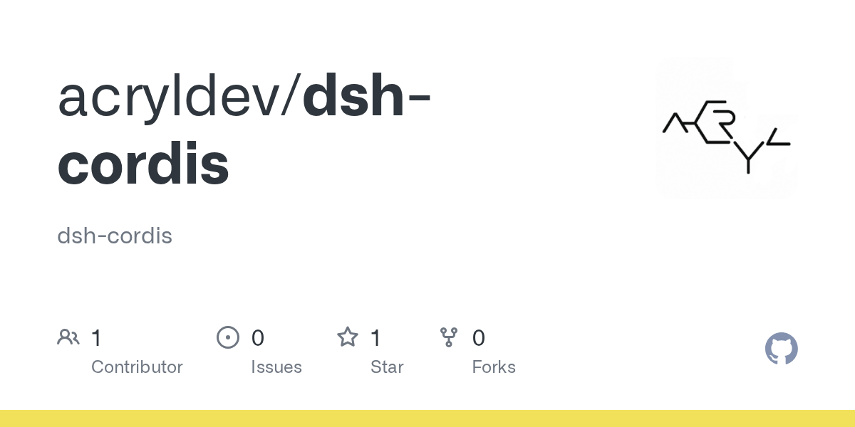 acryldev/dsh-cordis Screenshot preview