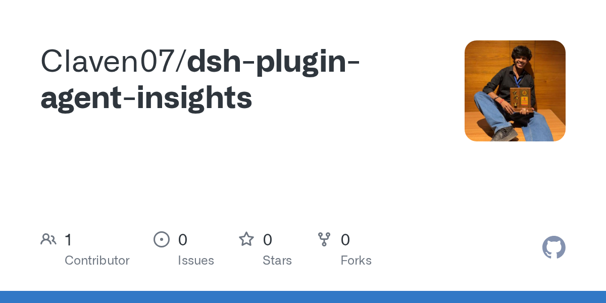 Claven07/dsh-plugin-agent-insights Screenshot preview