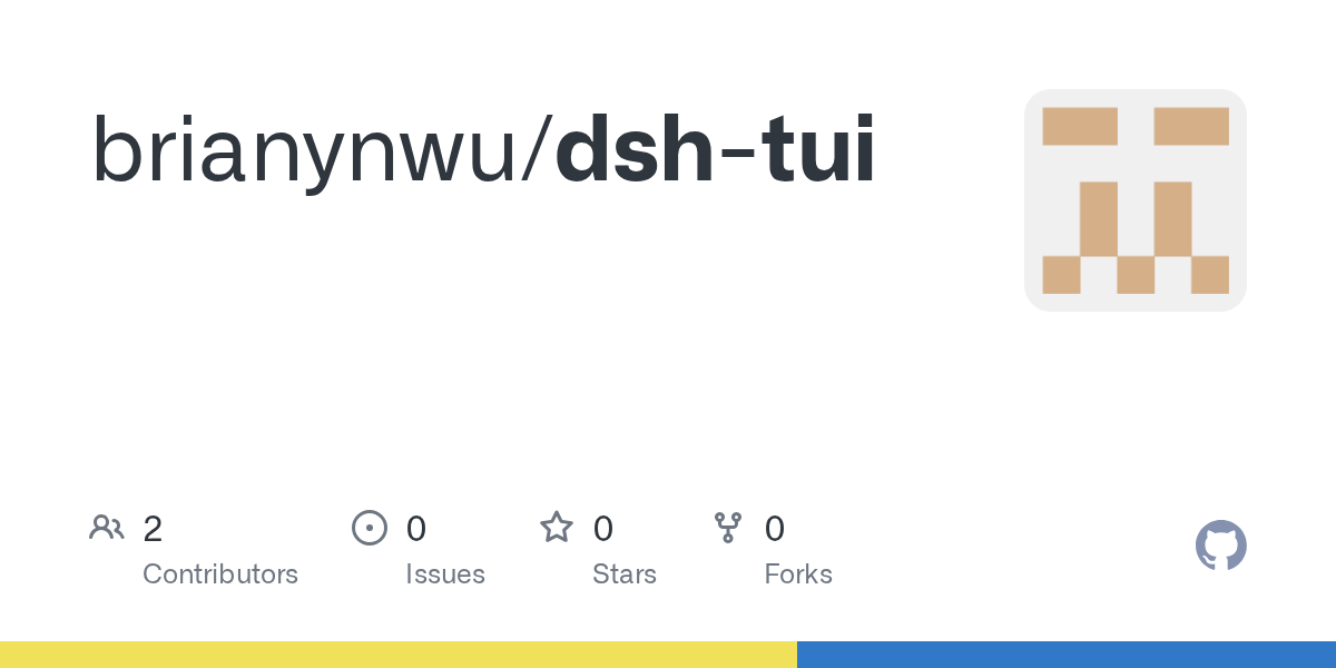 brianynwu/dsh-tui Screenshot preview