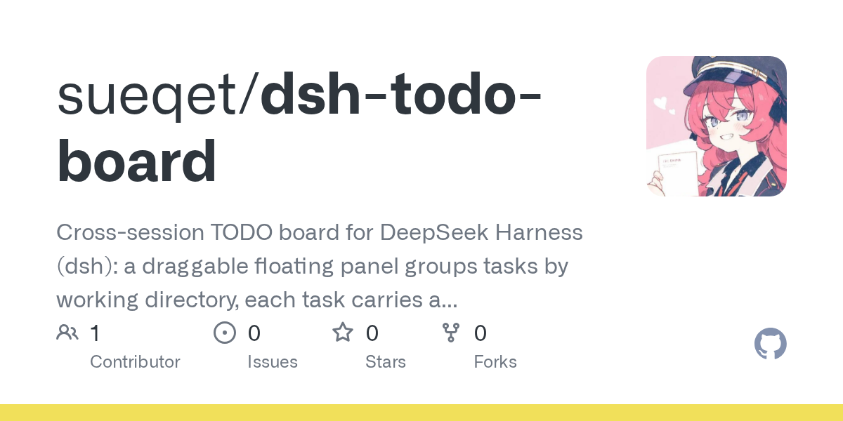sueqet/dsh-todo-board Screenshot preview