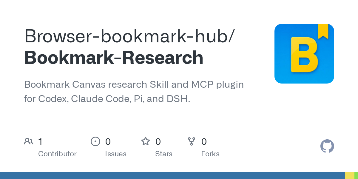 Browser-bookmark-hub/Bookmark-Research Screenshot preview