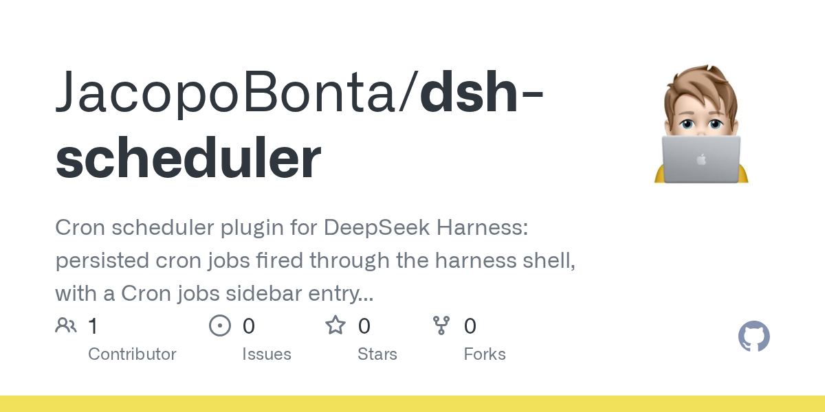 JacopoBonta/dsh-scheduler Screenshot preview
