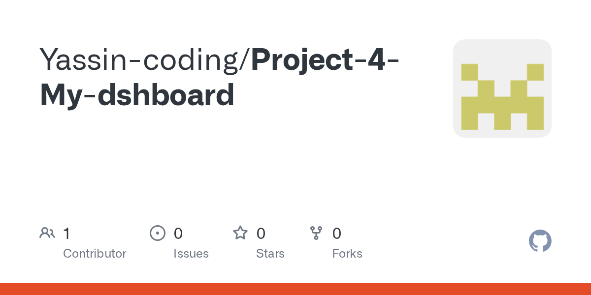 Yassin-coding/Project-4-My-dshboard Screenshot preview