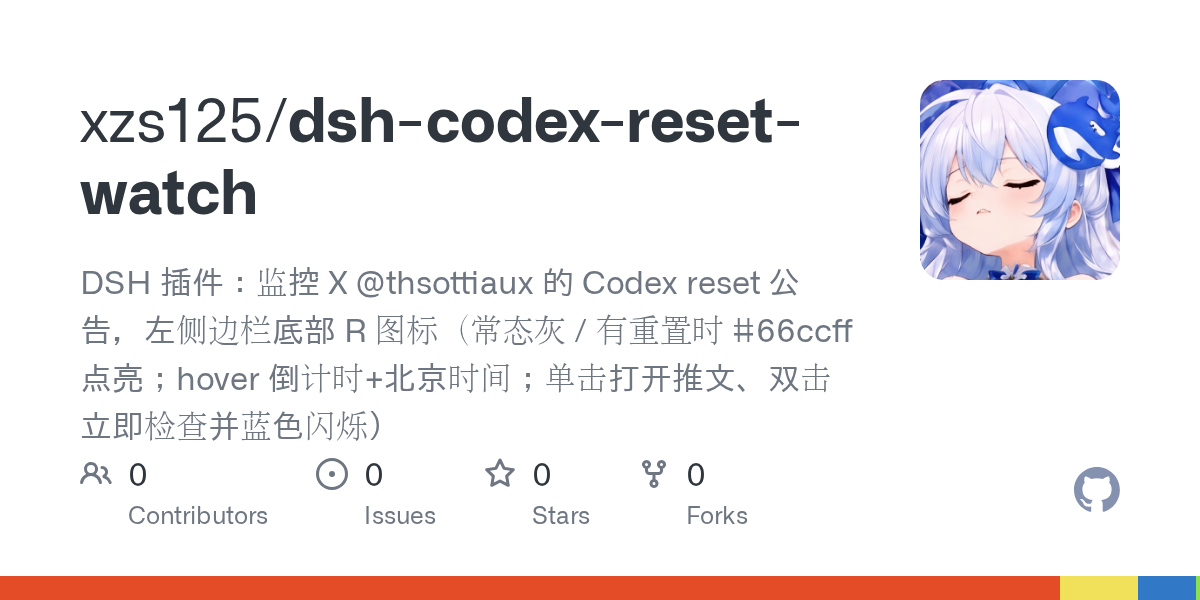 xzs125/dsh-codex-reset-watch Screenshot preview