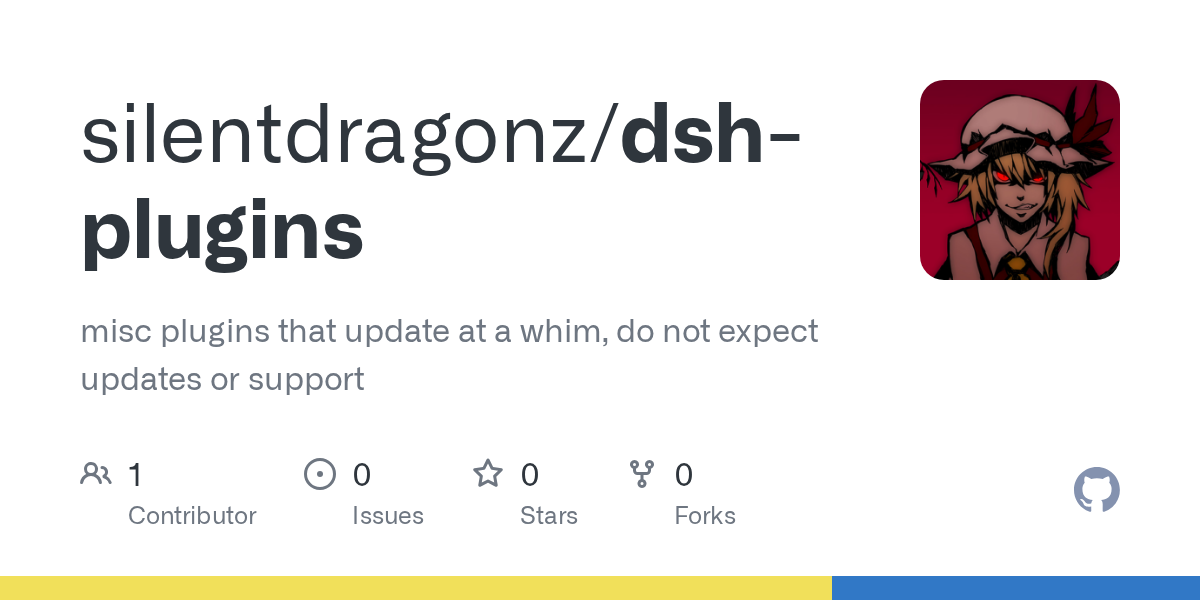 silentdragonz/dsh-plugins Screenshot preview