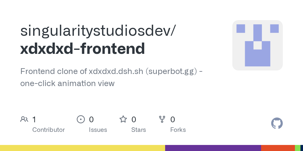 singularitystudiosdev/xdxdxd-frontend Screenshot preview