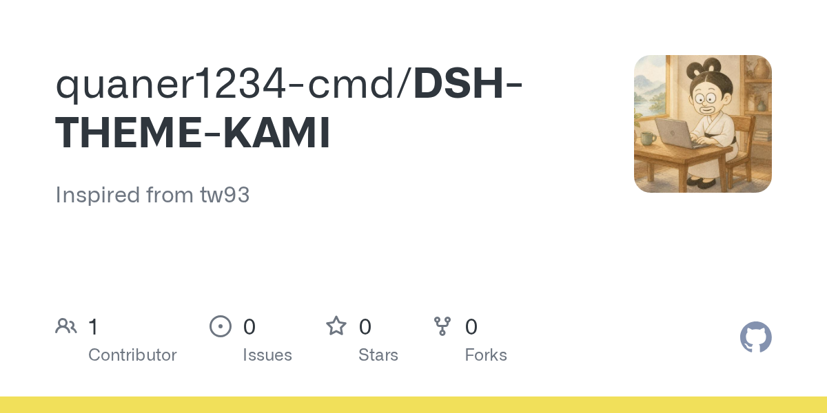 quaner1234-cmd/DSH-THEME-KAMI Screenshot preview