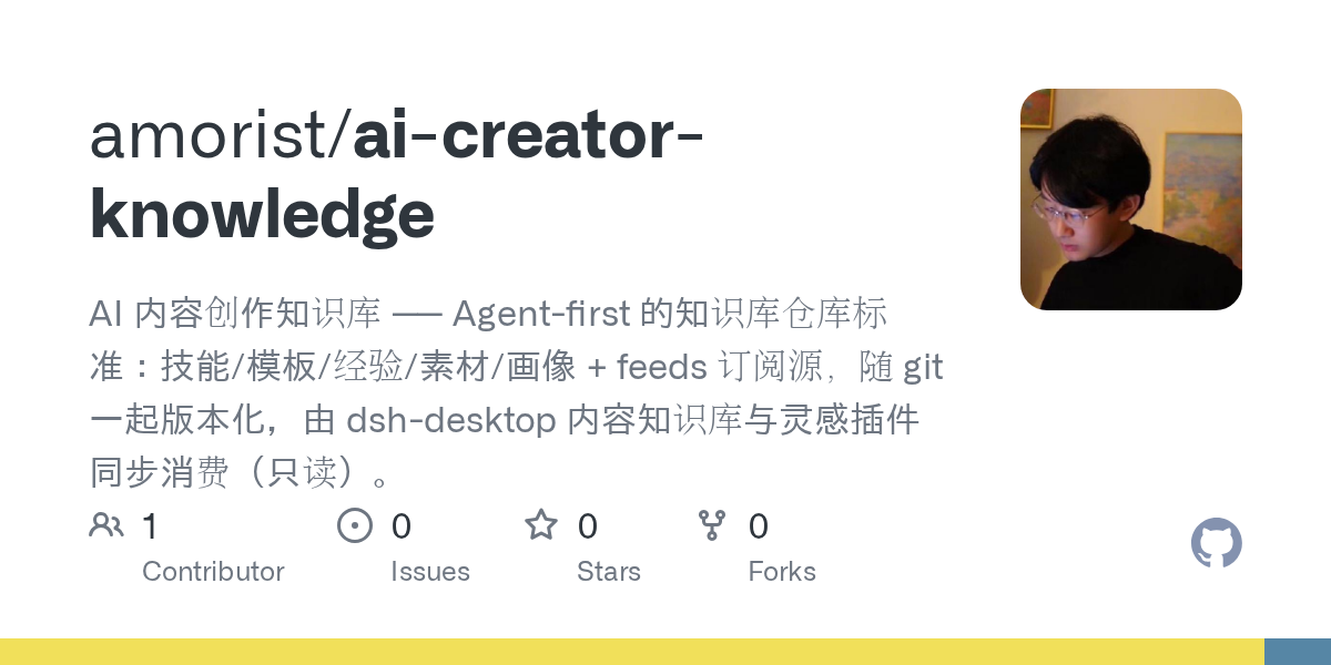 amorist/ai-creator-knowledge Screenshot preview