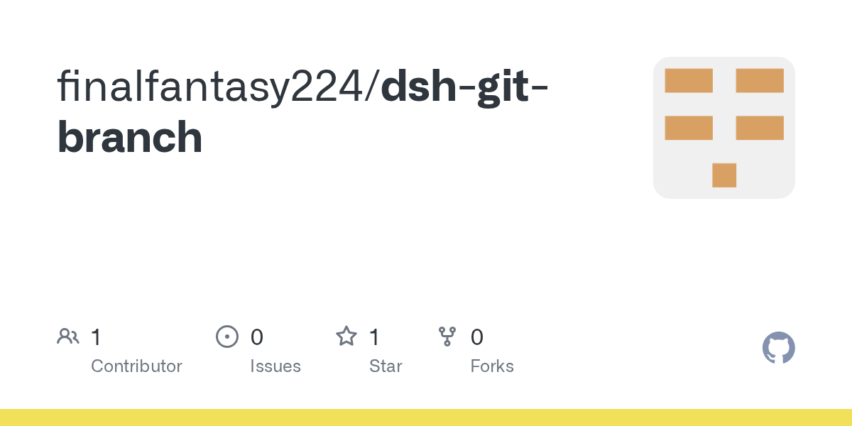 finalfantasy224/dsh-git-branch Screenshot preview