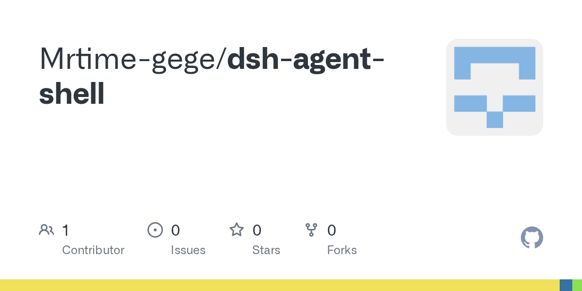 Mrtime-gege/dsh-agent-shell Screenshot preview