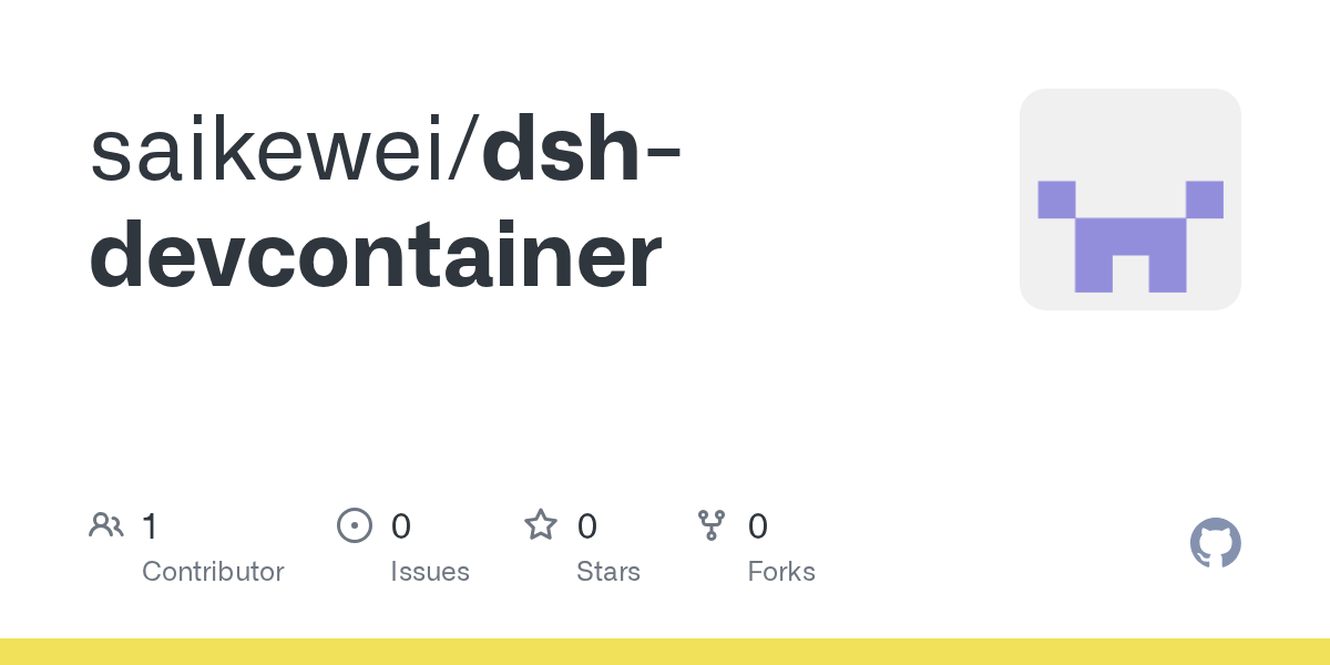 saikewei/dsh-devcontainer Screenshot preview
