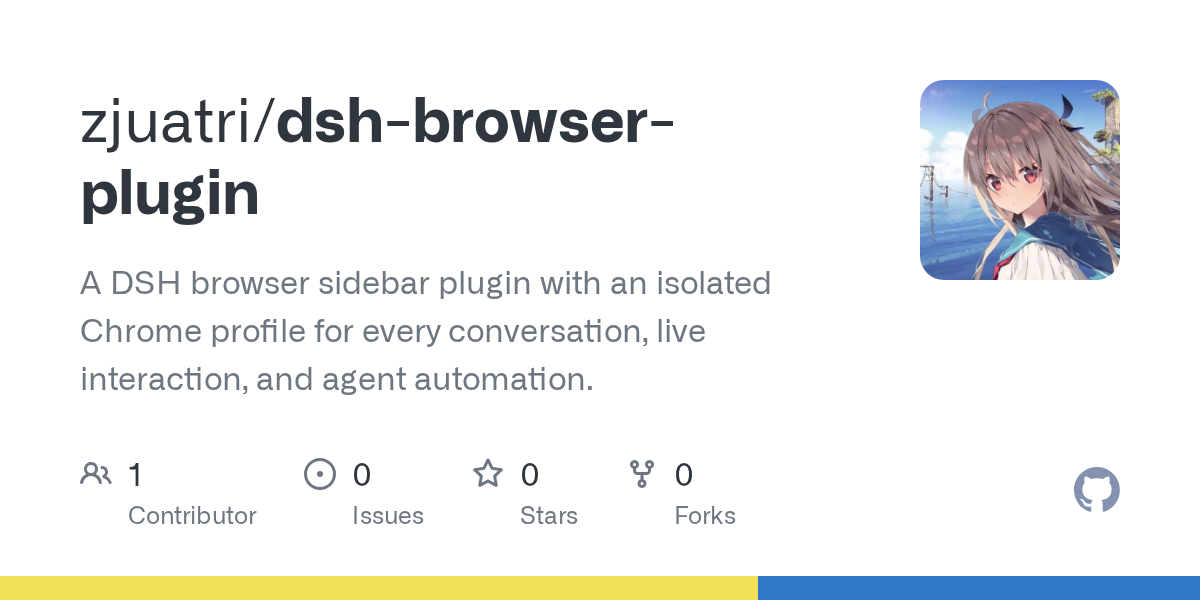 zjuatri/dsh-browser-plugin Screenshot preview