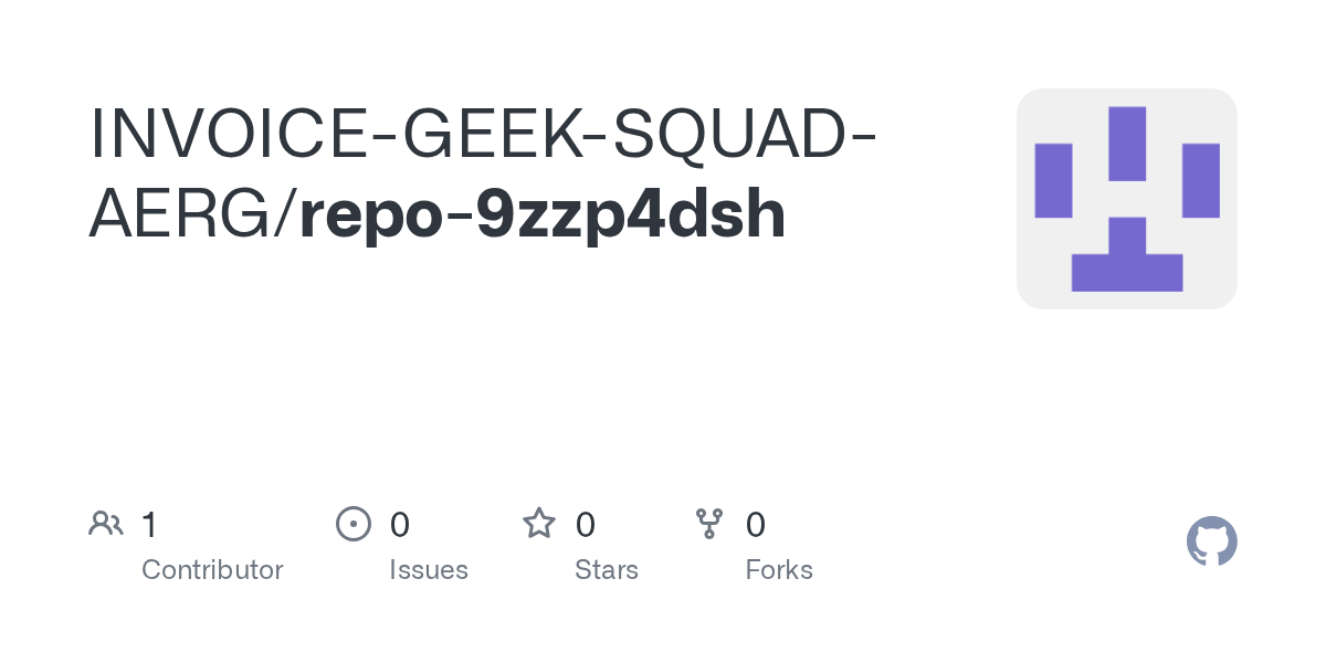 INVOICE-GEEK-SQUAD-AERG/repo-9zzp4dsh Screenshot preview