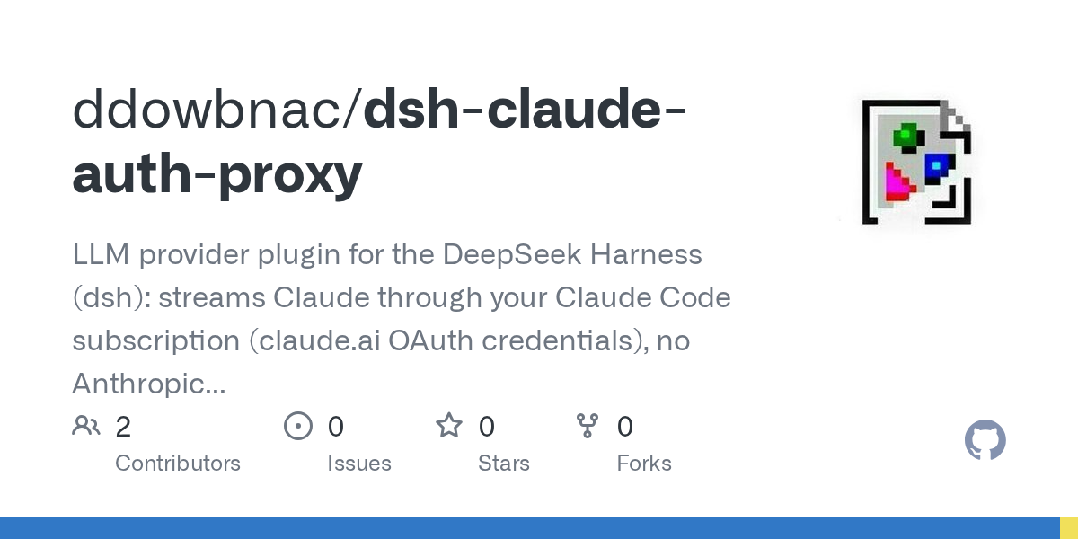 ddowbnac/dsh-claude-auth-proxy Screenshot preview