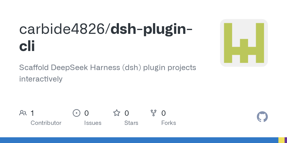 carbide4826/dsh-plugin-cli Screenshot preview