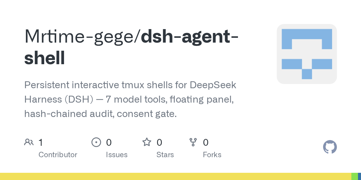 Mrtime-gege/dsh-agent-shell Screenshot preview