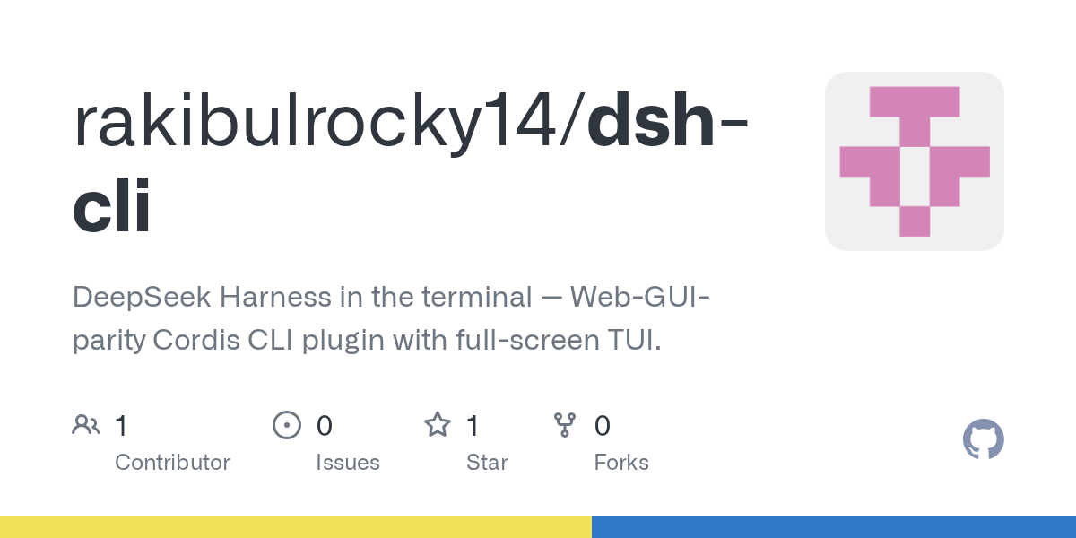 rakibulrocky14/dsh-cli Screenshot preview
