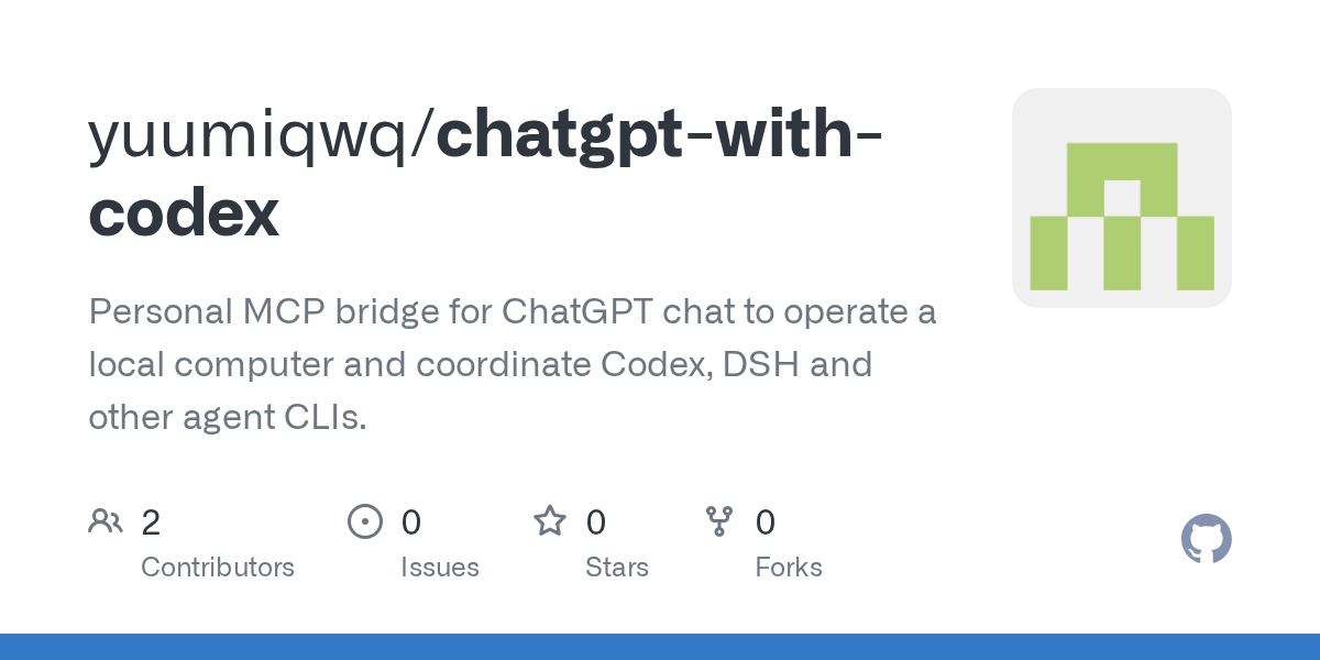 yuumiqwq/chatgpt-with-codex Screenshot preview