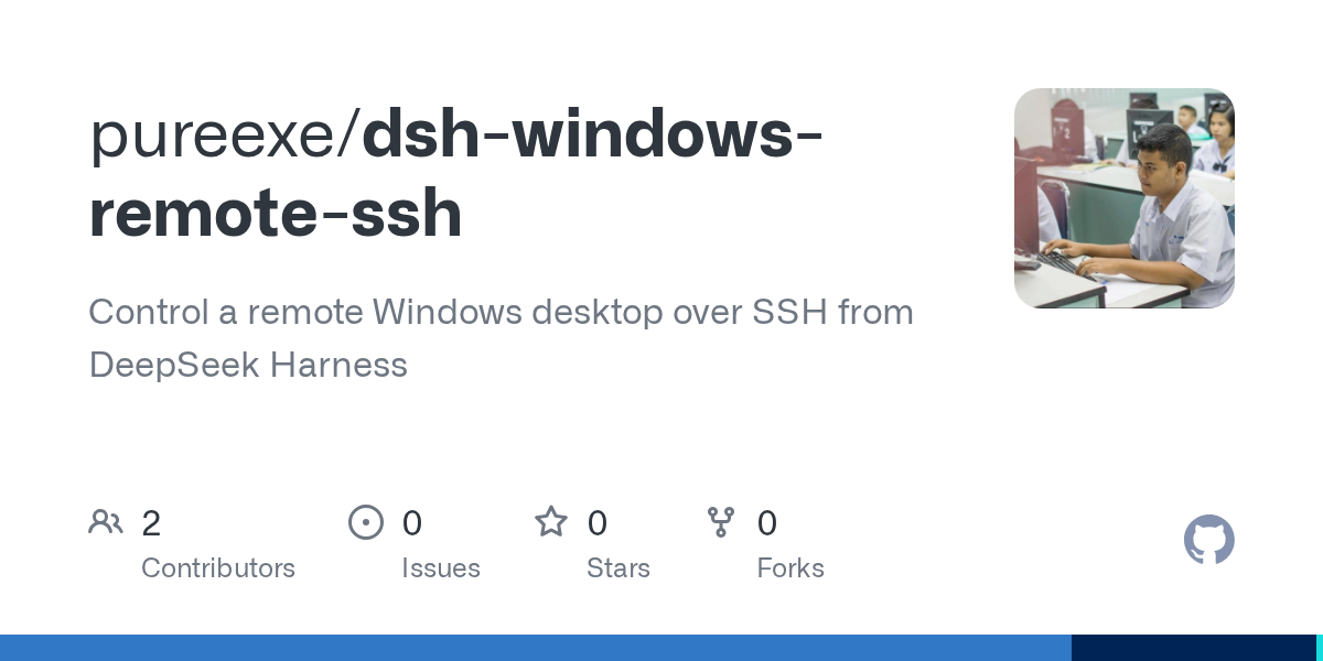 pureexe/dsh-windows-remote-ssh Screenshot preview