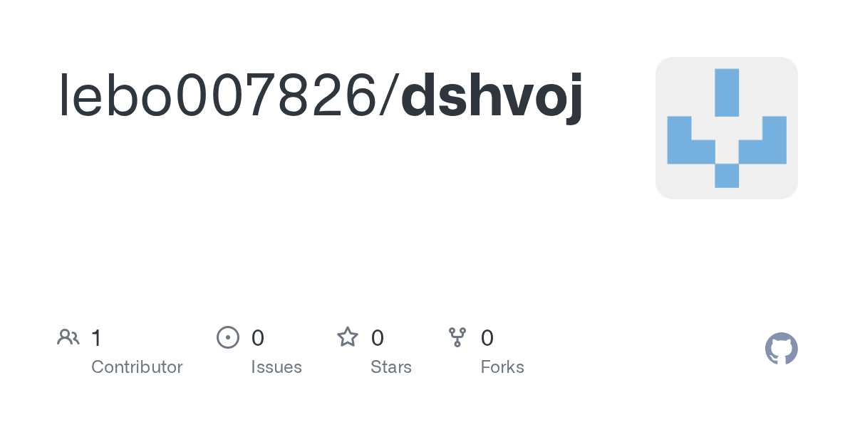 lebo007826/dshvoj Screenshot preview