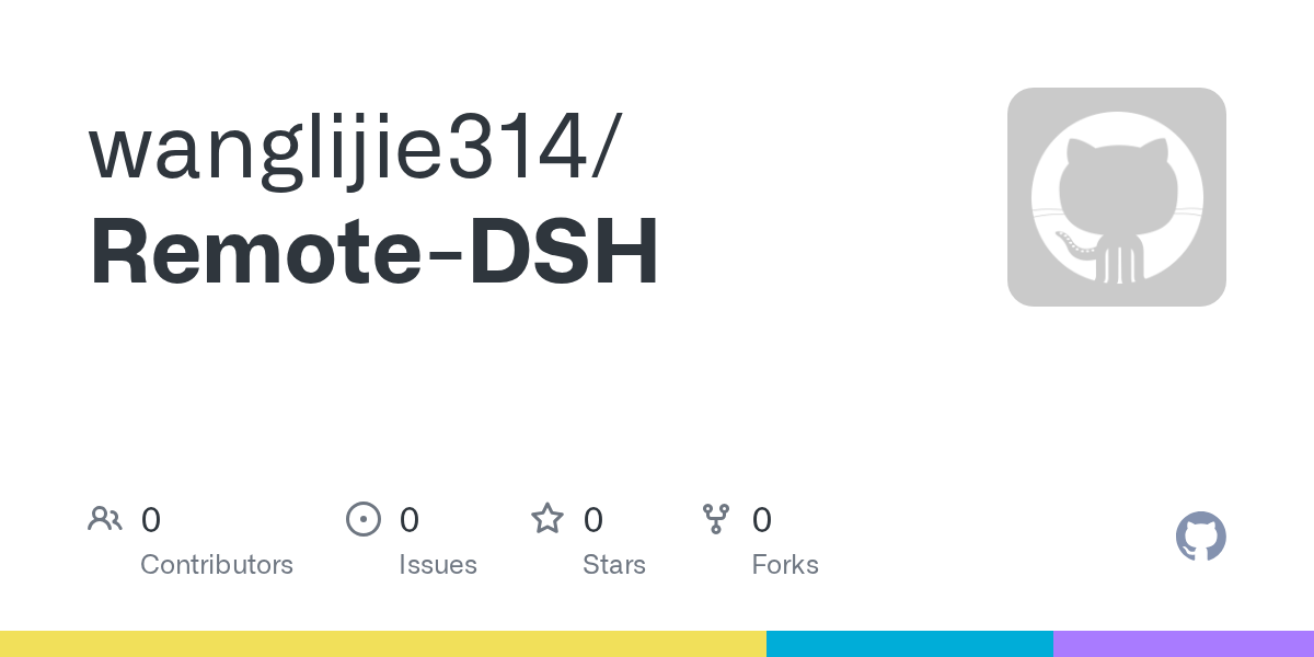 wanglijie314/Remote-DSH Screenshot preview