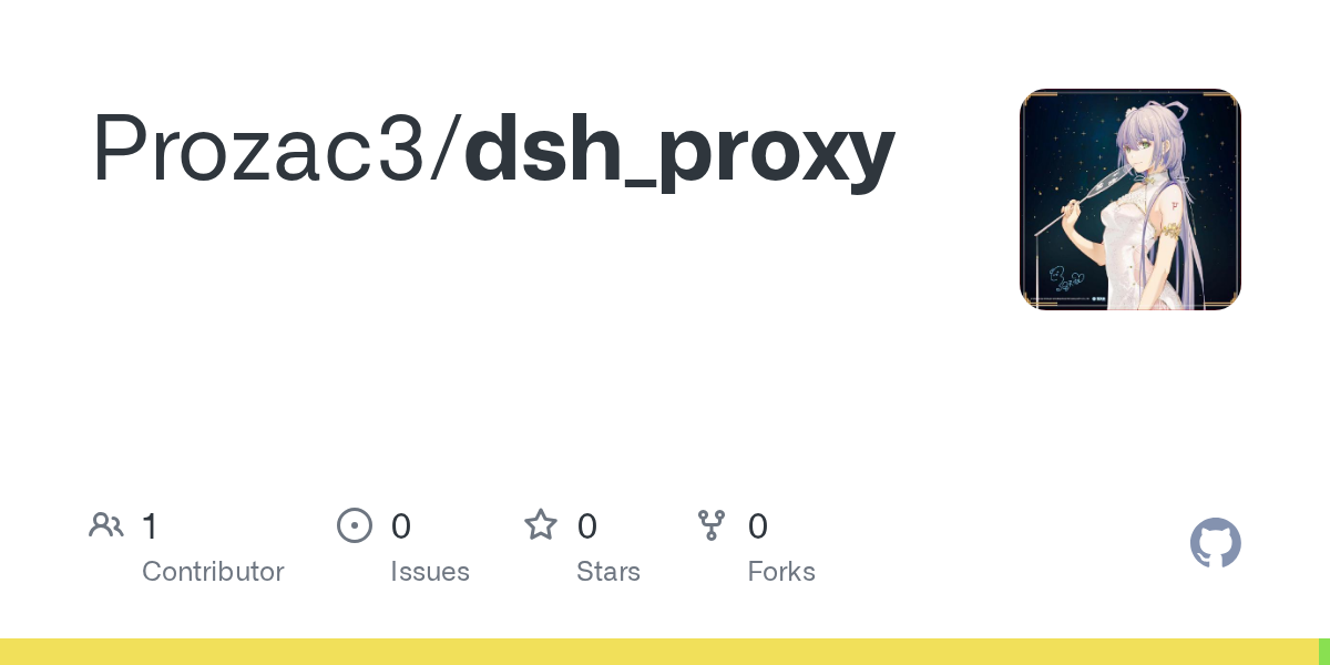 Prozac3/dsh_proxy Screenshot preview