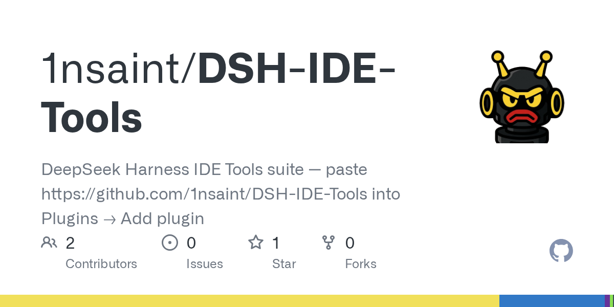 1nsaint/DSH-IDE-Tools Screenshot preview