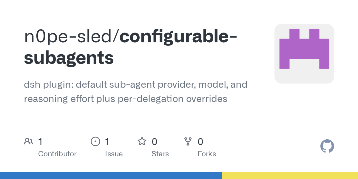 n0pe-sled/configurable-subagents Screenshot preview