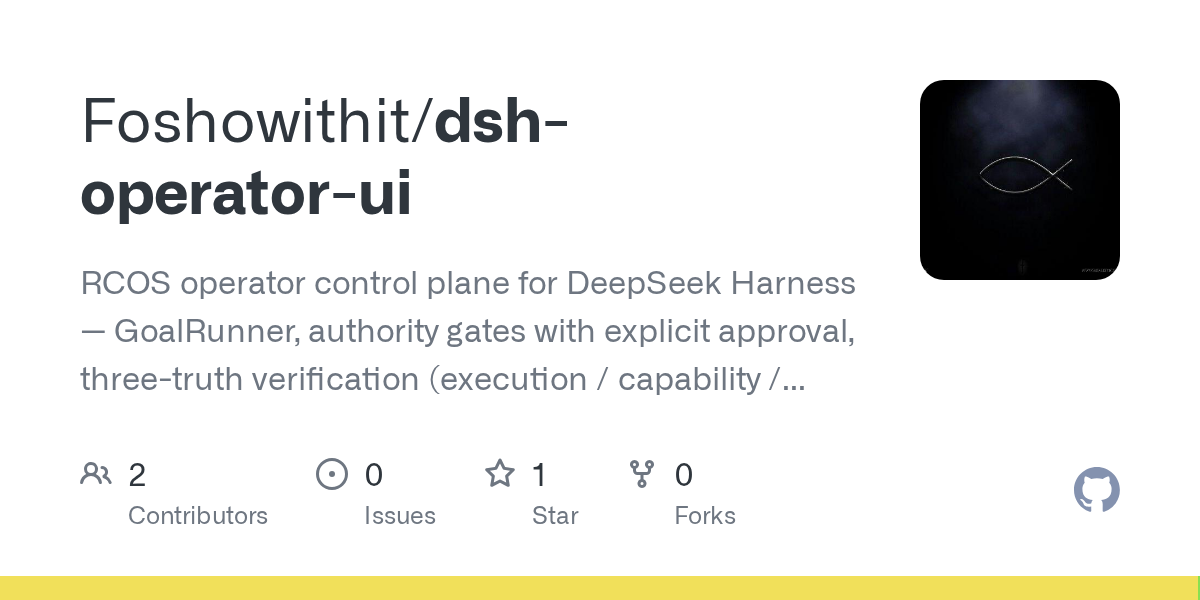 Foshowithit/dsh-operator-ui Screenshot preview