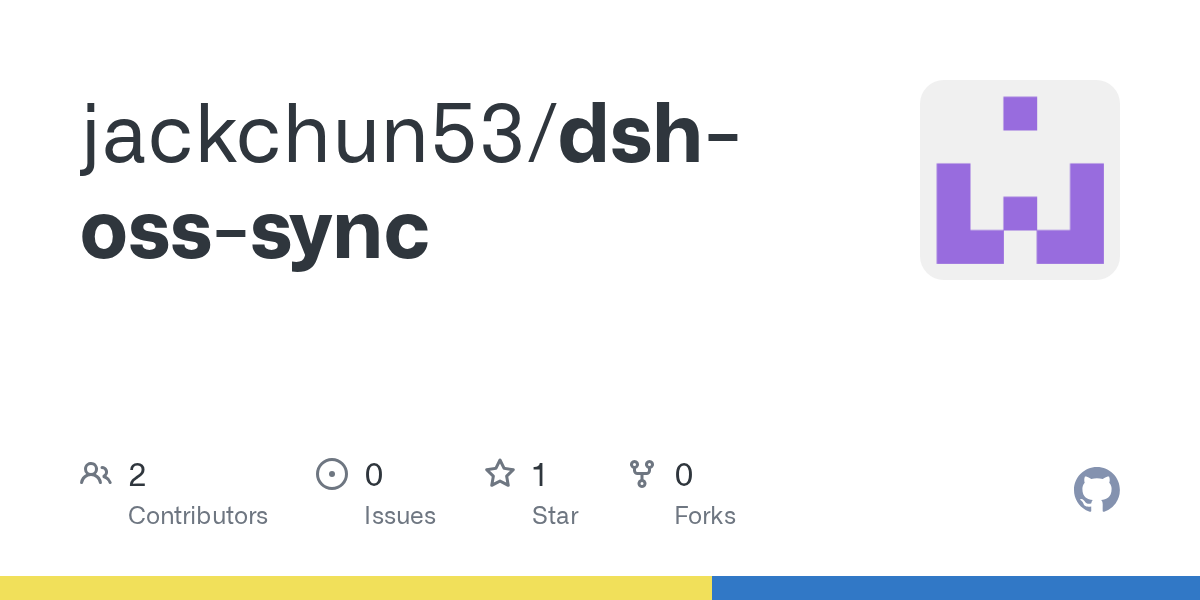 jackchun53/dsh-oss-sync Screenshot preview