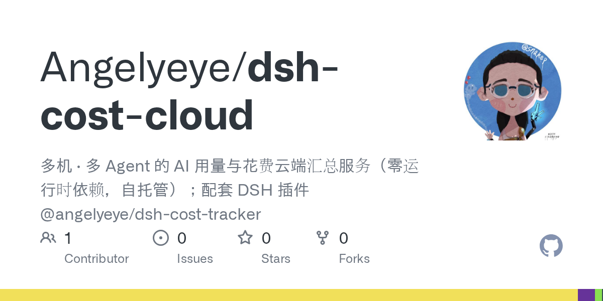 Angelyeye/dsh-cost-cloud Screenshot preview