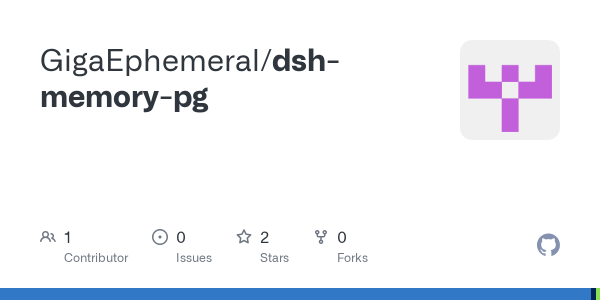 GigaEphemeral/dsh-memory-pg Screenshot preview