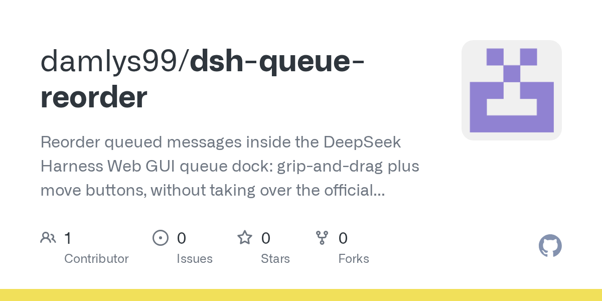 damlys99/dsh-queue-reorder Screenshot preview