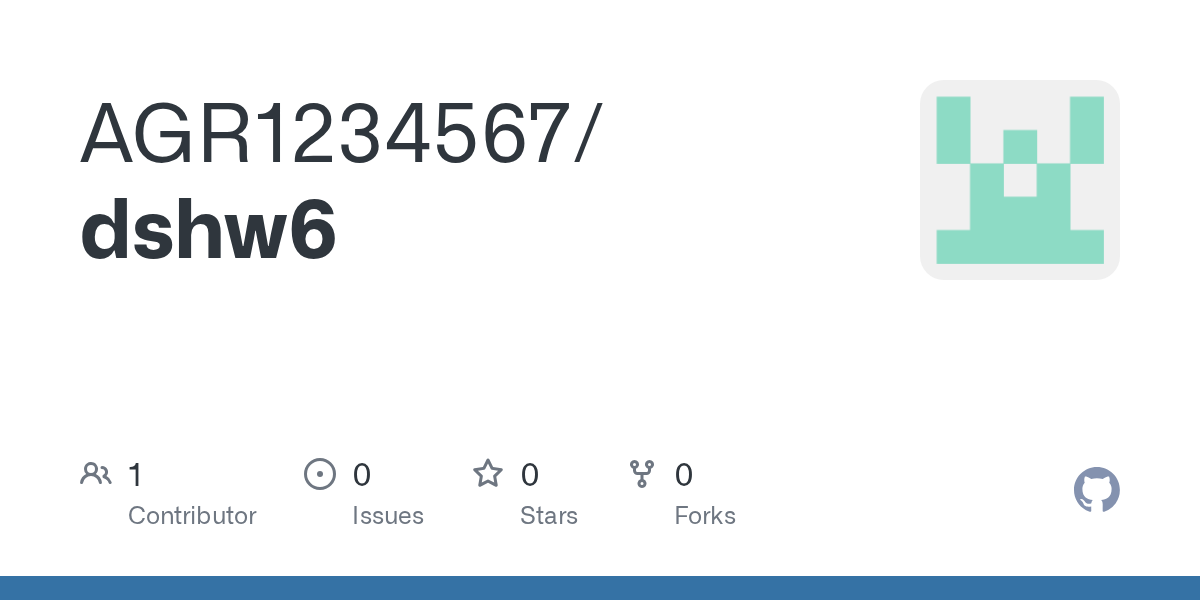 AGR1234567/dshw6 Screenshot preview